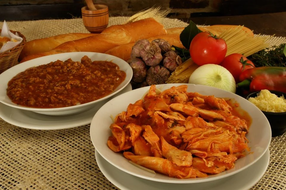 Plato de spaguetti con salsa bolognesa